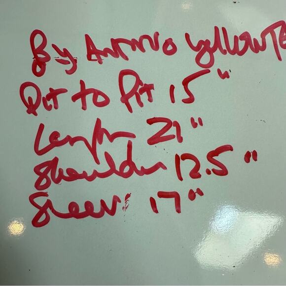 Anthropologie Yellow Clementine Blouse Eyelet Ruffle Puff Sleeve Top Shirt Sz 0 - Picture 14 of 16